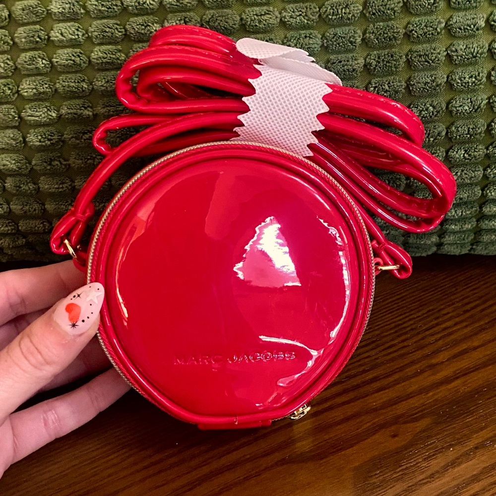 Marc Jacobs Red Mini Bag with Glossy Finish
